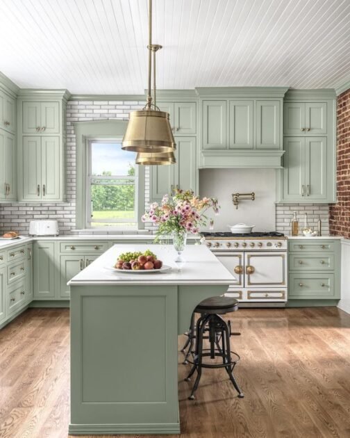 40+ Green Kitchen Island Ideas That Look Gorgeous in Any Home