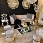 30+ Best Decor Ideas for Black And Gold Living Room