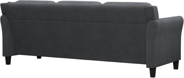 Lifestyle Solutions Harrington Sofa in Grey, Dark Grey - Image 3
