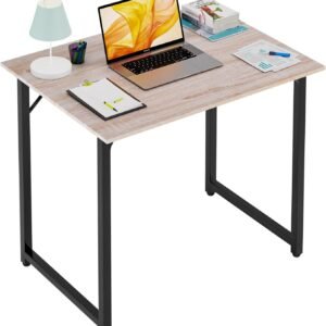 PayLessHere 32/39/47 inch Computer Desk Study Writing Table, Adjustable feet, Modern Furniture for Home Office (1, Nature, 32 inch)