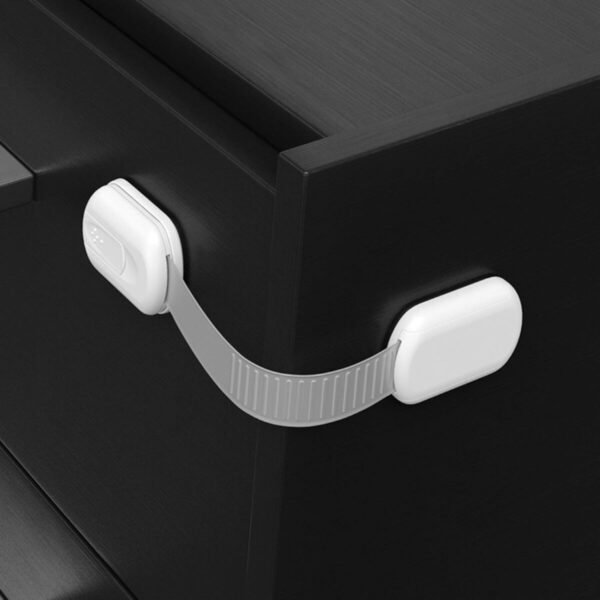 Baby Proofing Child Safety Locks (12 Pack) by Skyla Homes - The Safest, Quickest and Easiest 3M Adhesive Cabinet Latches, No Screws & Magnets, Multi-Purpose for Furniture, Kitchen, Ovens, Toilet Seats - Image 9