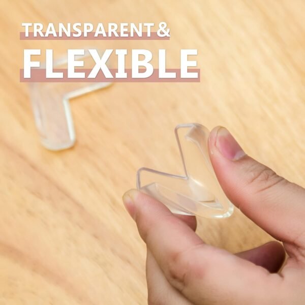 8 Pack Corner Protector for Baby, Clear Furniture Corner Guard & Edge Safety Bumpers for Table Edges & Sharp Corners - Baby Proofing (L Shape) - Image 5