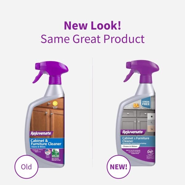 Rejuvenate Cabinet And Furniture Cleaner Removes Dirt, Grime And Grease Buildup To Clean And Shine Cabinets And Furniture, 24 Ounces - Image 4