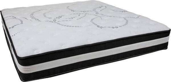 Flash Furniture Capri Comfortable Sleep 12" Hybrid Pocket Spring and Foam Mattress in a Box, Foam Pocket Spring Hybrid Mattress for Pressure Relief, King - Image 12