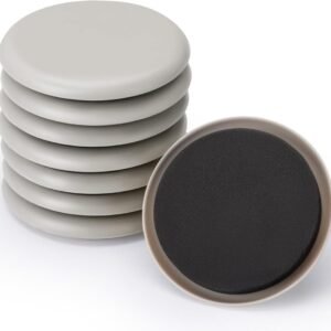 CO-Z Furniture Sliders - 8 Pack, 3 1/2" Reusable Furniture Sliders for Carpet, Heavy-Duty Furniture Gliders Movers for Hardwood Floors, Plastic Moving Pads for Heavy Furniture, Floor Protectors