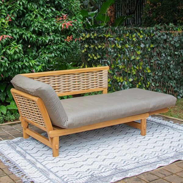 Cambridge Casual Auburn Sofabed, Natural Teak/Cast Shale - Image 9