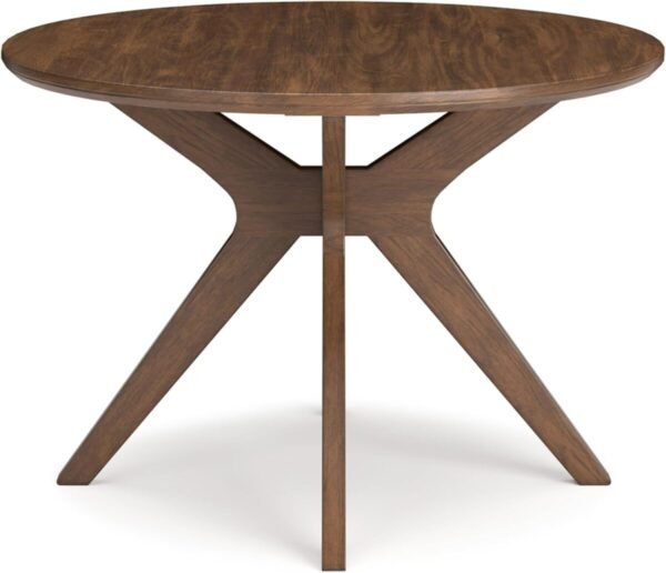 Signature Design by Ashley Lyncott Traditional Round Dining Room Table, Seats up to 4, Brown - Image 4