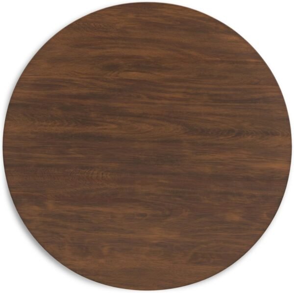 Signature Design by Ashley Lyncott Traditional Round Dining Room Table, Seats up to 4, Brown - Image 5